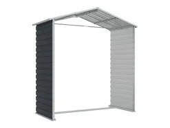 Garden Furniture Tampa Cobertizo de jardín acero galvanizado antracita 191x130x198 cm