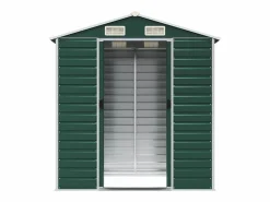 Outlet Tampa Cobertizo de jardín acero galvanizado 191x130x198 cm Caseta De Jardín