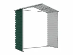 Outlet Tampa Cobertizo de jardín acero galvanizado 191x130x198 cm Caseta De Jardín
