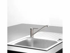Essebagno Tango Plus grifo mezclador para fregadero acabado acero inoxidable