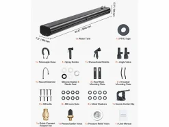 Tanque de Agua SucceBuy para Barras de Techo de 30L, Tanque Multi-Distribuidor de Aluminio con Antisalpicaduras, Ranura en T