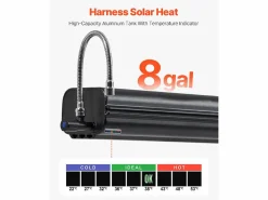 Tanque de Agua SucceBuy para Barras de Techo de 30L, Tanque Multi-Distribuidor de Aluminio con Antisalpicaduras, Ranura en T