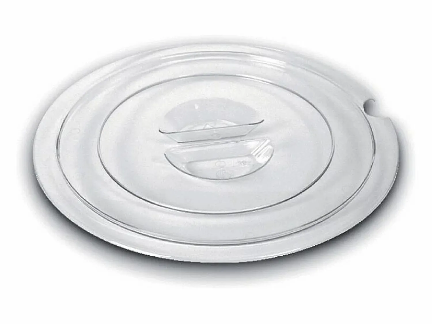 5five Tapa de 40cm con agujero para ensaladera de cristal Giganplast Amarillo