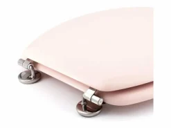 Online Tapa de WC Dolce en madera moldeada color rosa cristal con bisagras de acero inoxidable - GELCO DESIGN, 39x47 cm Tapa De Inodoro