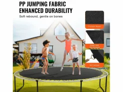 Tapiz de Reemplazo para Trampolín SucceBuy, Marco de 427 cm, 72 Aros en V, Resorte de 16 a 18 cm