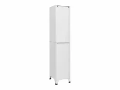 Clearance vidaxl Taquilla de acero claro 38x40x180 cm Gris