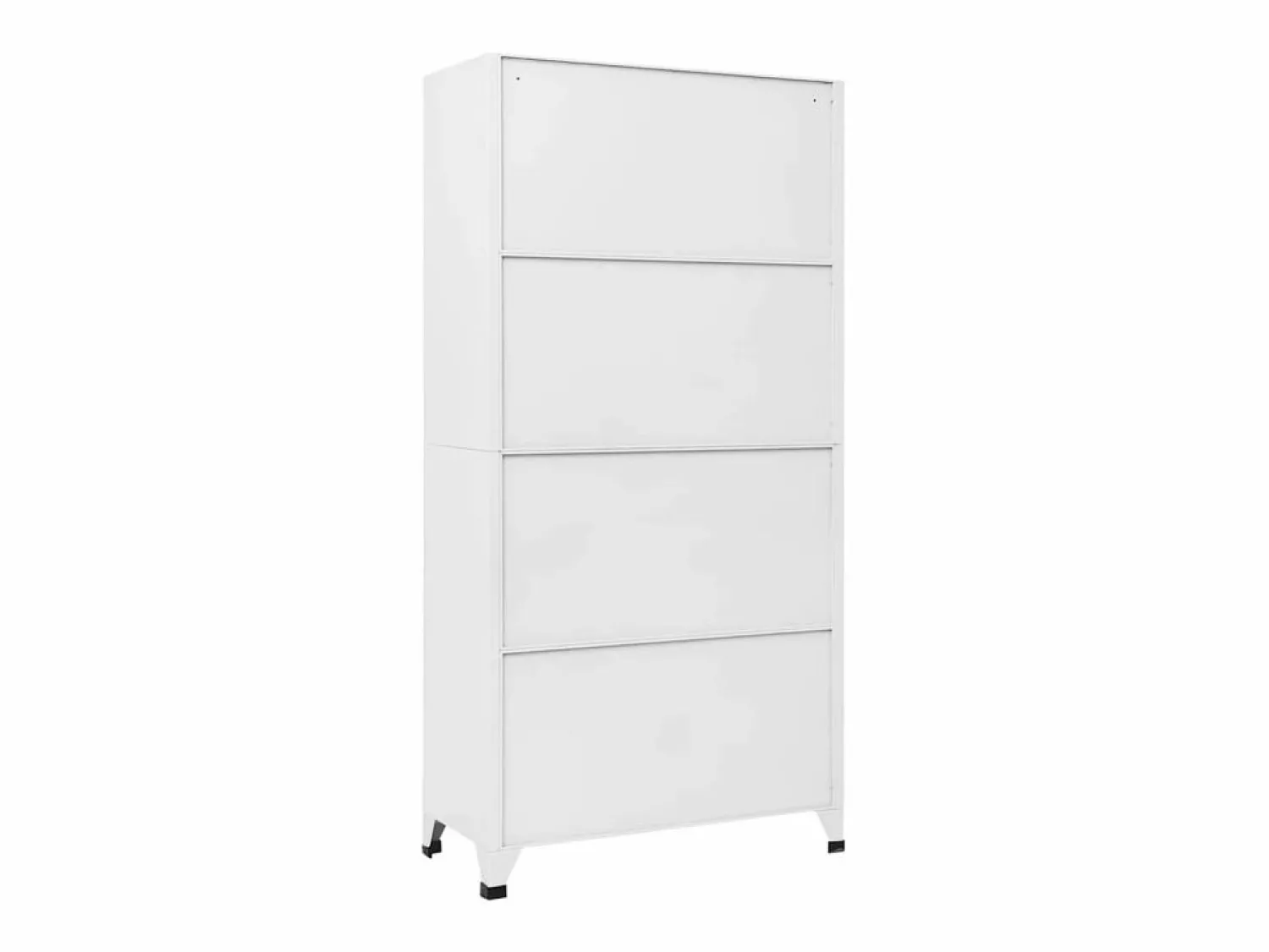 vidaxl Taquilla de acero claro y oscuro 90x40x180 cm