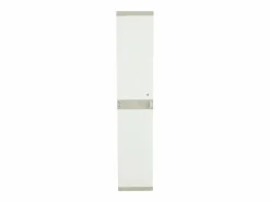 Taquilla Titanium Exterior 1 Puerta 2 Baldas Perchero 35x176x41 cm