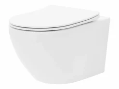 Clearance Rea Taza De Inodoro Carlo Mini Flat White + Bidé Carlo Mini Blanco