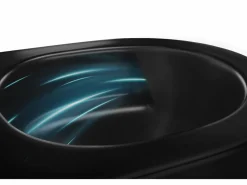 Outlet Rea Taza De Inodoro Wc Carlo Mini Tornado Black Negro