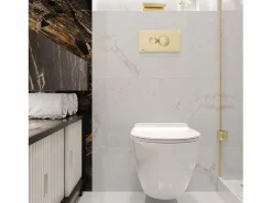 Online Rea Taza De Inodoro Wc Carter Rimless Duroplast/Slim/Zm N White Blanco