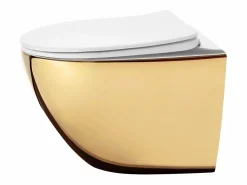 Rea Taza De Inodoro Wc -C6808 Gold