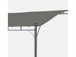 Hot Sweeek Techo de lona para pérgola brestum 3x2.5m Gris