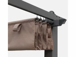 Sweeek Techo de repuesto para pérgola 3x4m pardo
