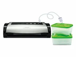 Clearance Vacupack Plus YY3107FB Sellador y Envasadora al Vacío /Acero con Accesorios y Panel Digital Pequeño Electrodoméstico