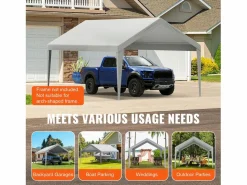 Hot Tejido de Avent SucceBuy de Repuesto para Abri D'Automóvil, 366 x 610 cm, , Lona Resistente para Cobertizo de Garaje, Impermeable y con Protección UV Cochera