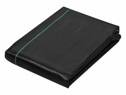 New Tela de barrera contra malezas SucceBuy de 3 x 50 pies, resistente, de polipropileno tejido, para control de malezas Negro