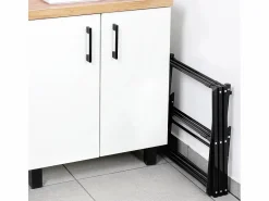 TDK IMPORT Tendedero de Ropa Vertical Extensible en Acero 47-78 x 94 cm