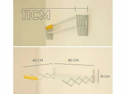 Tendedero Plegable Pared Wall V80 - Newlux