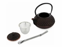 Sale Tetera china de hierro fundido Sui 0,8 L + pajita de acero inoxidable con filtro Presentación Y Servicio