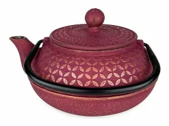 Hot Tetera de hierro fundido Tsubaki 0,6 L Rosa