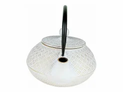 Tetera de hierro fundido Tamayuki blanca - 0,8L Presentación Y Servicio