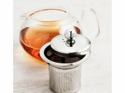 New Tetera Serenia Quid con tapa filtro inox vidrio 55 cl Transparente