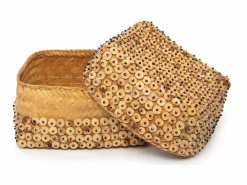 New The Coconut Shell Basket - Natural - L Cesta