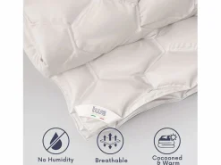 Best Edredón de Invierno 210x240 cm 400 g | Fibra Soft cálida | Microfibra blanca Colcha, Edredón