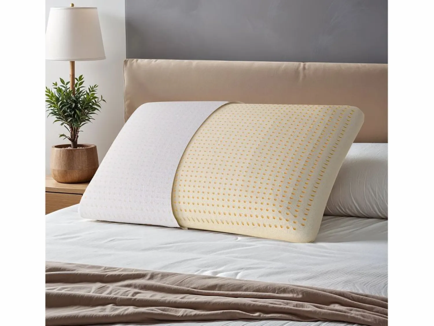 Online Set de 8 almohadas de Memory Foam 40×70 cm, H 11 cm, cervicales, hipoalergénicas y transpirables Almohada