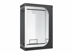 Outlet Tienda de Cultivo SucceBuy Armario de Cultivo de 122 x 61 x 183 cm con Ventana y Bandeja Negro