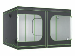 New Tienda de Cultivo SucceBuy Armario de Cultivo de 305 x 305 x 203 cm para Cultivo Hidropónico en Interior, con Ventana, Puerta y Bandeja Invernadero De Jardín