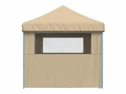 New Tienda de fiesta plegable Pop-Up con 4 paredes laterales ES332527 Beige