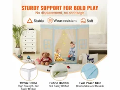 Tienda de Juegos para Niños SucceBuy, 1 a 5 Años, con Alfombra y Lámpara