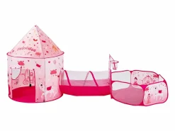 Clearance Tienda SucceBuy Conjunto de Tienda de Juego y Túnel Pop-Up para Niñas Princesa con Estuche de Transporte Cabaña Infantil