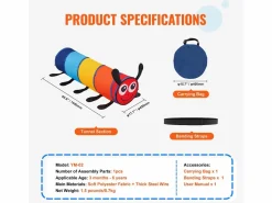 Sale Tienda SucceBuy, Túnel de Escalada para Gusanos, Juguete para Bebés/ Mascotas, con Estuche, Interior/Exterior