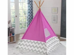 Online Kidkraft Tipi infantil de lona y bambú - Rosa