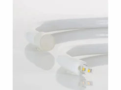 New Tira LED Neón Regulable 220V Amarillo Circular 360 9W/m Corte 100cm IP67 a Medida 5 m Guirnalda Luminosa