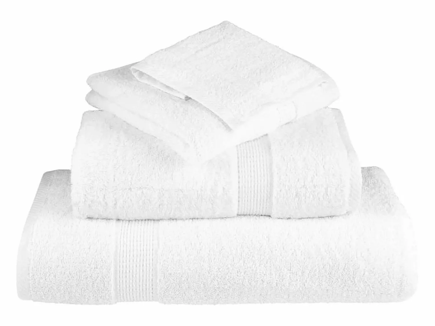 Toallas baño 2 uds 100% algodón 100x150 cm 600 gsm ES951567