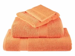 Outlet Toallas de baño 10 uds 100% algodón verde 100x150 cm 600 gsm ES146378 Textil De Baño|Textil De Baño