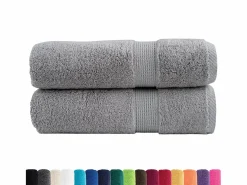 Discount Toallas de baño 2 uds 100% algodón 100x150 cm 600 gsm ES907941 Textil De Baño|Textil De Baño