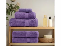 Toallas de baño 10 uds 100% algodón verde 100x150 cm 600 gsm ES552239
