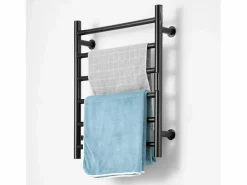 Best Toallero Calefactable SucceBuy Toallero de Pared de 6 Barras, Toallero de Baño Térmico, Toallero Eléctrico
