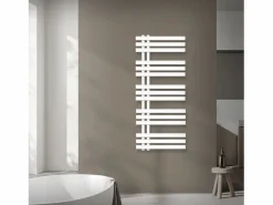 LuxeBath Toallero de pared de diseño con radiador y porta toallas, 500 x 1200 cm, color