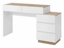 Merax Tocador - 125 x 38,9 x 76 cm - Con 5 cajones - Para dormitorio - Aglomerado E1 -