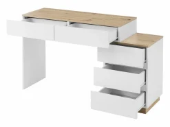 Merax Tocador - 125 x 38,9 x 76 cm - Con 5 cajones - Para dormitorio - Aglomerado E1 -