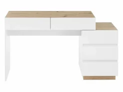 Merax Tocador - 125 x 38,9 x 76 cm - Con 5 cajones - Para dormitorio - Aglomerado E1 -