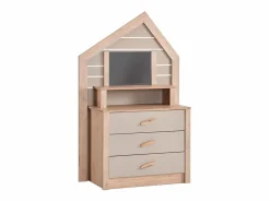 Clearance Tocador aglomerado 155,3x84,4x41,3cm Gris