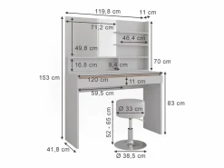Outlet Tocador 120x41.8x83 emma Tocador