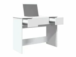 vidaxl Tocador con espejo 100x45x76 cm